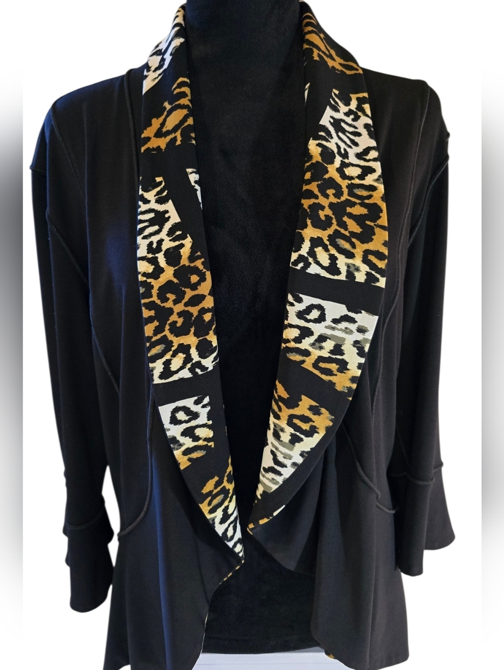 Animal Print Jacket Pants Set Medium